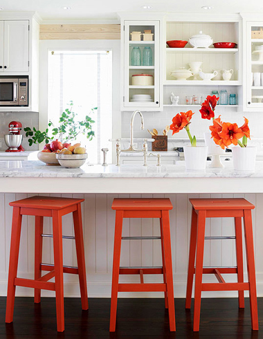 White and Orange - Kitchen