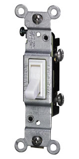 Leviton Single-Pole Toggle Switch (2651-2W)