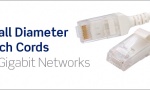 Small Diameter Patch Cords for Gigabit Networks
